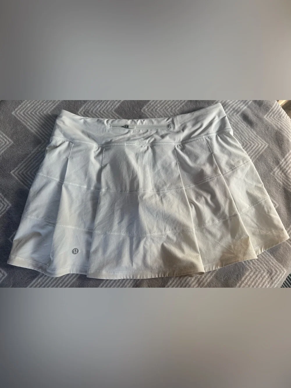 Lululemon Pace Rival Bone Athletic Skirt